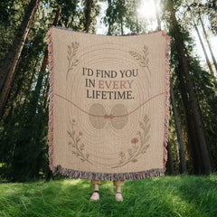 Heirloom Woven Blanket – I'd Find You in Every Lifetime