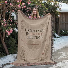 Heirloom Woven Blanket – I'd Find You in Every Lifetime