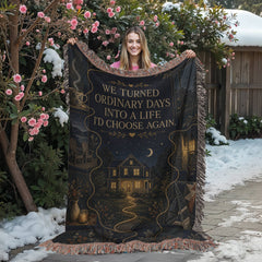 Couples Heirloom Woven Blanket – Ordinary Days, Golden Life