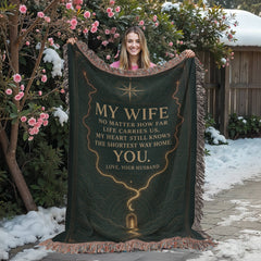 Wife Heirloom Woven Blanket – The Shortest Way Home