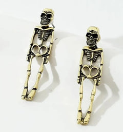 Halloween Skeleton Earrings – A Playful Gothic Accent