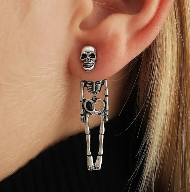 Halloween Skeleton Earrings – A Playful Gothic Accent