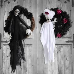Halloween Door Ghost Decor – A Haunting Welcome Home