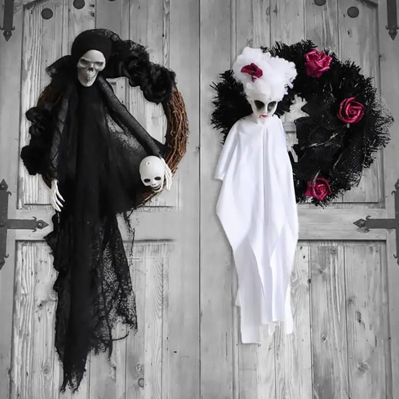 Halloween Door Ghost Decor – A Haunting Welcome Home